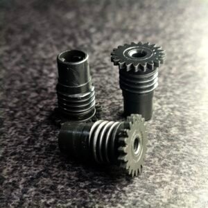 ENGRENAGEM DE TRANSMISSÃO PRETA CONJUNTO PLATINA QUARTA APÓS O MOTOR