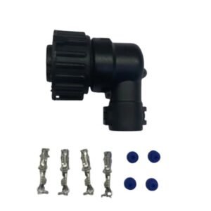 TOMADA DO SENSOR 4 PINOS REDONDO 90°